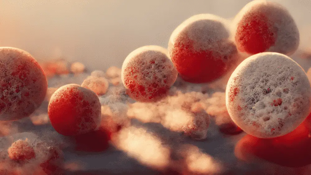 3D rendering of Cryptococcus neoformans